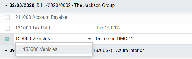 Modification of a posted journal item's account in Juniper Accounting