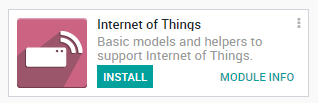 The Internet of Things (IoT) app on the Juniper database.